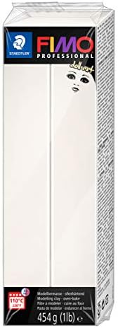 STAEDTLER 8071-03 FIMO Professional Doll Art Polymer Modelling Clay, 454g - Porcelain (Pack of 1)