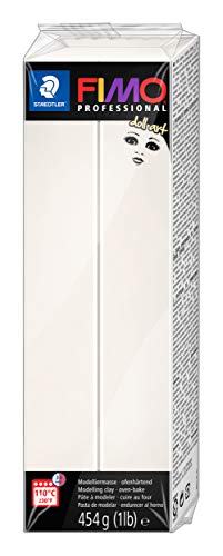 STAEDTLER 8071-03 FIMO Professional Doll Art Polymer Modelling Clay, 454g - Porcelain (Pack of 1)