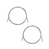 Guclud Interchangeable Cables for Knitting and Tunisian Crochet, 2 Size Set in 5" (13cm) and 10" (25cm)