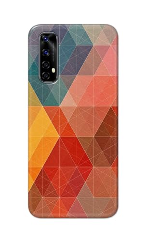 Image of Printed Hard Back Cover Case for Realme Narzo 20 Pro | Realme 7 | Realme Narzo 30 4G Back Cover (Crumpled Design) -1111