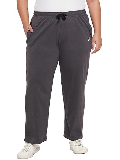 L N Woman's Regular Fit Cotton Track Pants, Lower, Sports Trouser,Night Pants, Joggers for Lounge n Gym Wear for Ladies-picture-26