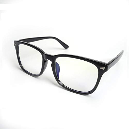 HOUSON Computer Gläser Anti Blaulicht Schutzbrille Gaming Brille Anti-Blendschutz, Anti-Reflektierend, Anti- Ermüdung blockierung uv Brillen kopfschmerzen, Anti augenbelastung (Transparent Linse)