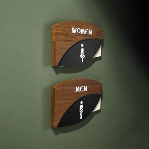 Panneau de toilettes installation facile de format 10,2 x 6,7 pouces - 7