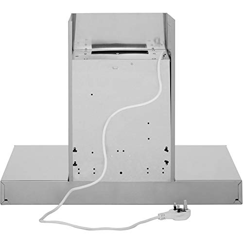 Amica OKS652T Campana (800 m³/h, 58,9 Db, 60 cm, Isla, Halógeno, Color Plata)