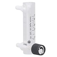 Gasdurchflussmesser Tester für Sauerstoff-Luft-Flussmesser 100-1000 ml/min Einstellbare Luftstrommessung mit Regelpanel für Medizingeräte