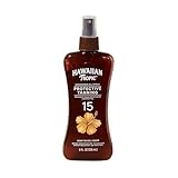 Hawaiian Tropic Sunscreen Protective Tanning Dry Oil Broad Spectrum Sun Care Sunscreen Spray - SPF 15, 8 Ounce, Sun