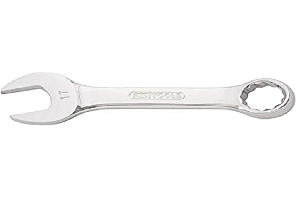 KS Tools 518.0015 CHROMEplus Combination spanner, stubby, 15mm