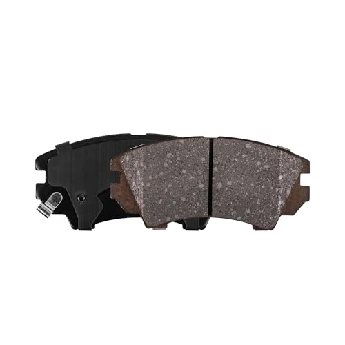 Image of Detroit Axle - Front Brake Pads for 2010-2015 Chevrolet Camaro, 2011-2017 Caprice, Ceramic Brake Pads w /Hardware 2012 2013 2014 Replacement