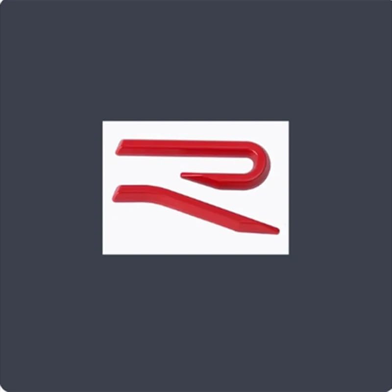 emblème Logo calandre ou arrière pour Golf Polo R (AR Rouge)