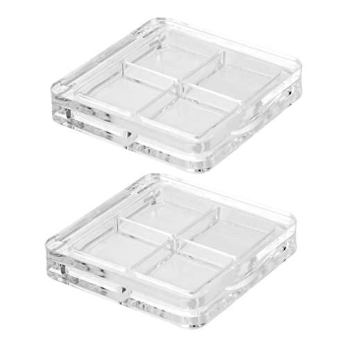 IWOWHERO Diy Eyeshadow Palette Empty Makeup Palette Eyeshadow Storage Box for Women