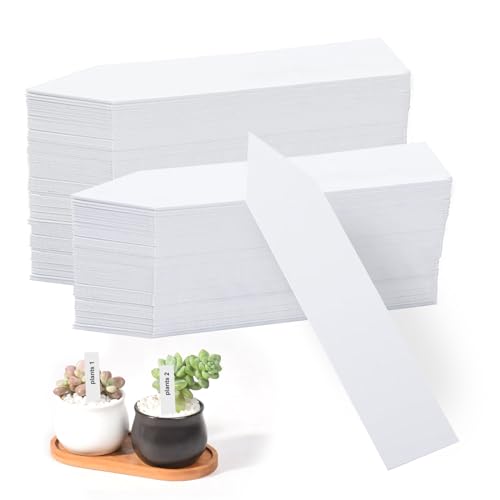 Plant Labels for Outdoor Plants Markers Tags 200pcs Plastic Garden Plant Name Labels Tag Accessories for Seed Herb Floral 10x2cm