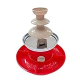 Fuente de chocolate para , dispensador de chocolate fundido | Torre de fusión automática de 3 niveles | Fuente de fondue de acero inoxidable de 24 cm, herramienta de cocina reusada
