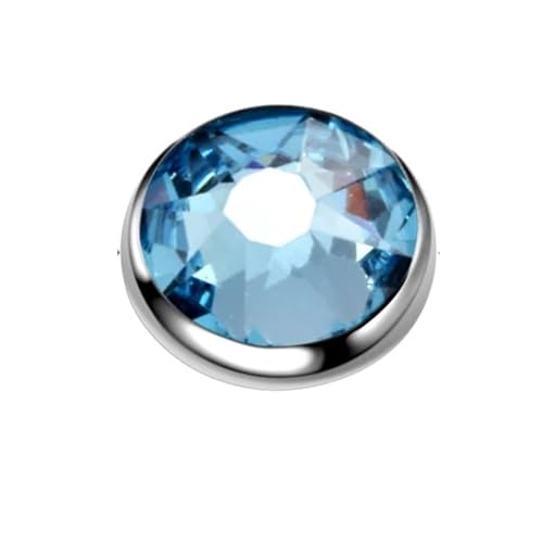 PAFIXEGINE New 2026 Unisex 1Pc Titanium Dermal Top Threading Skin Diver Crystal Piercings Micro Body Jewelry Fashion Trendy Accessories Creative Gift For Women And Men