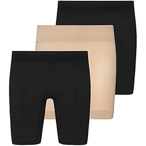 Jockey Skimmies Pantalón Corto Multipack Negro/Beige/Beige XXL Cover
