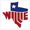 Willie's Texas Bumper Sticker Vinyl Decal 5" #1