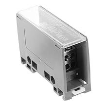 PRETYZOOM Terminal Block for Din Rail Out Distribution Block Compact Design for Connection Electrical Wiring Connector Space-Saving