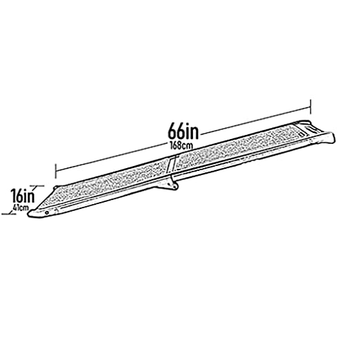 Pet Gear Travel Lite Ramp with supertraX Surface for Maximum Traction, 4 Models to Choose from, 66 in. Long, Supports 150 -200 lbs, Find the Best Fit for Your Pet - Thumbnail 5