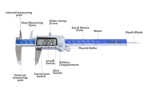 Image of Themisto TH-M61 Digital Vernier Calliper (0-150MM /6 inch)