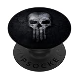 Pop Socket Skull Design - Skull Face - PopSockets Grip and Stand for Phones and Tablets