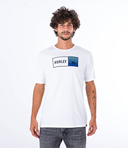 T-shirt Hurley Evd Sunbox SS avec imprimé graphique original et moderne