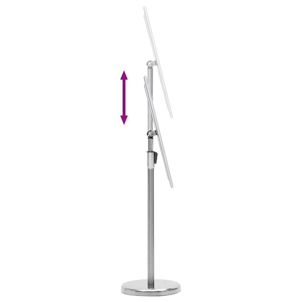 Juego de 2 soportes para carteles, aluminio, altura regulable, giratorio, resistente a la intemperie, para interiores y exteriores, expositores para tiendas, exposiciones y tiendas