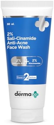 The Derma Co Sali-Cinamide Face Wash with 2% Salicylic Acid & 2% ...
