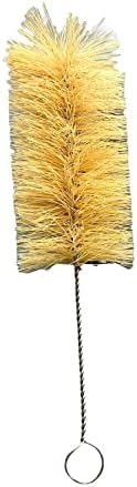 Rattleware Eco-Friendly Natural Yellow Coconut 70mm Fiber Brush – Perfect for Cleaning and Scrubbing on Various Occasions – Durable & Environmental Friendly