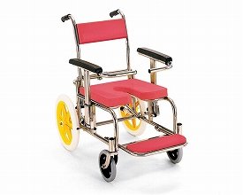 Amazon | 入浴・シャワー用車いす レッド KS2 (カワムラサイクル