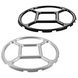 EXAOMBLE Rejilla y Anillo de Soporte para Wok 2 Piezas para Quemador de Gas en Estufas Pequeñas Accesorios de Cocina