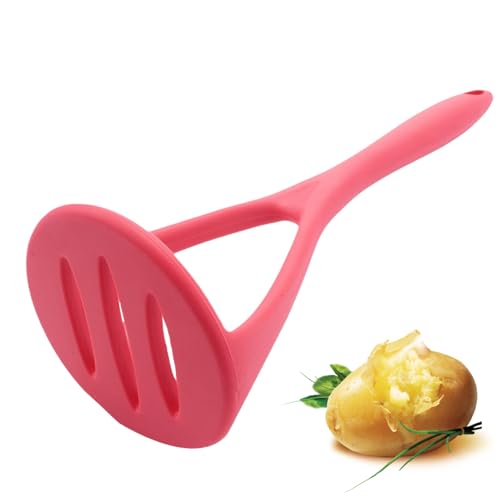 Presse-purée multifonction en silicone pour fruits et légumes | Presse-purée en silicone souple pour pommes de terre, avocat, outil de cuisine facile à...