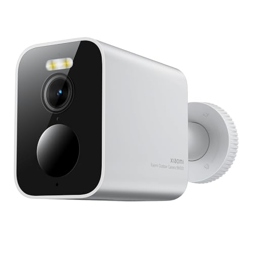 XIAOMI Outdoor Camera BW300, Cámara Exterior con batería de Larga duración, resolución 2k, IP67, Nocturna a Color, 130º, Blanco