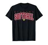 Alabama Softball Vintage Mens Kids Team Retro Softball Fan T-Shirt