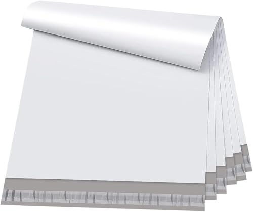 Image of Metronic Large Poly Mailers 24x36 25 Pcs Large Shipping Bags for Clothes,Self Adhesive Shipping Envelopes for Small Business,Waterproof Mailers Poly Bags for Shipping,Packaging Mailing Bags White