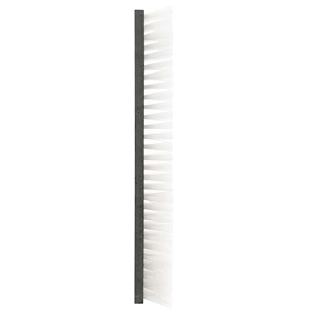 Brosse à Gratter pour Bétail, Brosse de Massage pour Vache Noir et Blanc 50 x 10 x 6.5 cm