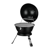 Wood Smoker with Cover, Vertical Smoker Grill With Hook Meat Probe 616 Sq in Cooking Area Temperature Control