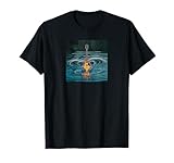 Guitar Lake Reflections Música y Guitarra Amante Guitarra Camiseta