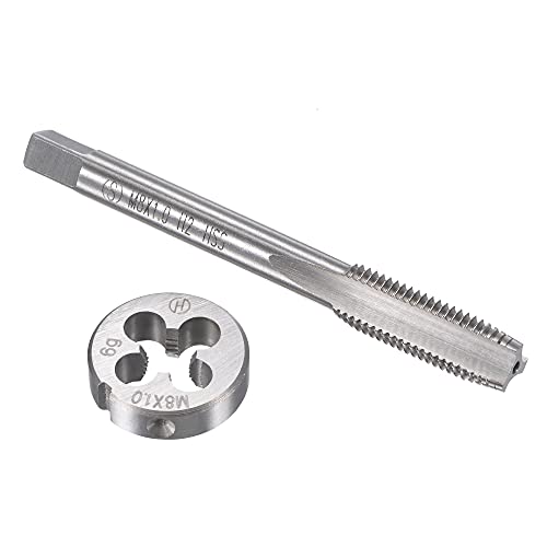 Ensemble Tarauds Et Filières Métriques M8 X 0,75 Mm - Pour Réparation Et Création De Filetages - Acier Rapide, Cannelure Droite
