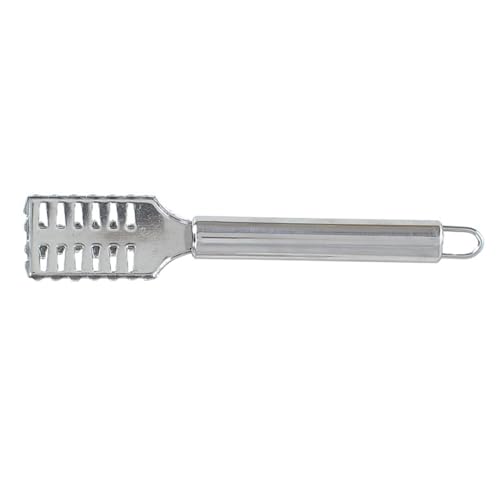 Image of POENVFPO Fish Scaler Stainless Steel Tool for Effortless Fish Scaling and Cleaning, Perfect for Home Chefs