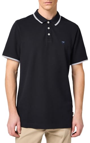 Wrangler - Hemd Herren - Regular Fit - Polo Shirt - Schwarz – Ansicht 1
