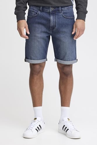 BHJoel Herren Jeans Shorts Kurze Denim Hose mit Stretchanteil und 5-Pocket-Form|Romantische Jeans Shorts für Männer|Somm