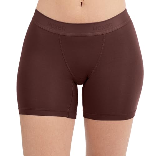Image of Woxer Boxer Shorts for Women - 5 inch Baller Boy Shorts Underwear, Soft Modal, Chafe Free - Breathable & Moisture-Wicking