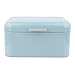 FAMKIT - Panera de metal retro de color sólido para cocina (azul)
