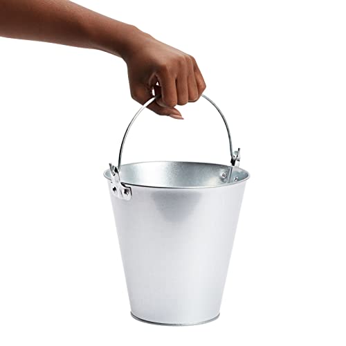 Juvale 43237-2 3 Pack Galvanized Metal Ice Buckets thumb #4