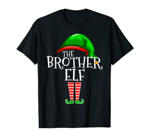 The Brother Elf Family Matching Group Christmas Gift Holiday T-Shirt