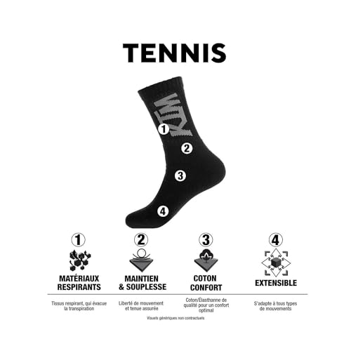 KTM Chaussettes Hautes Ktm/1/Chsx6 Calcetines, Negro, 43-46 para Hombre