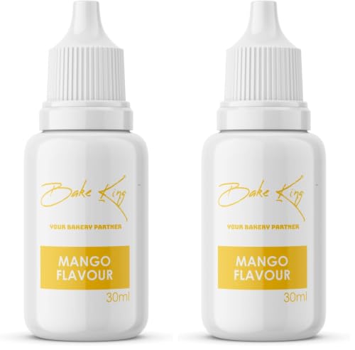 Image of BAKE KING Mango Flavour Essence 30ml | Baking Essential Ideal for Cakes, Jams, Cookies, Ice Creams, Chocolate (Pack of 2)