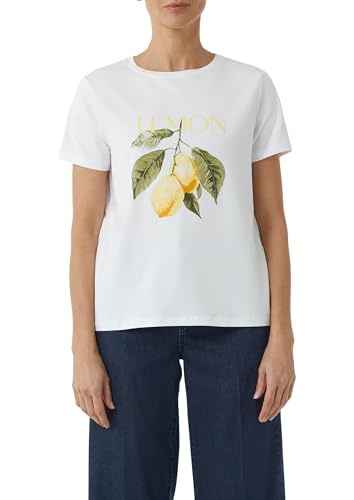 T-shirt femme Comma 2167089 vêtement mode chic à manches courtes taille standard