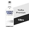 Absolut Vodka, Vodka svedese, Grano e acqua di Ahus , Senza zuccheri aggiunti, 40% Vol., 1 L #1