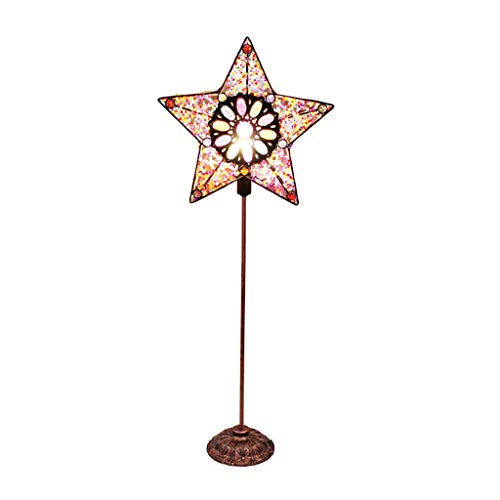 Guoqunshop Lampadaire LED/Lampadaire Moderne Rétro Couleur étoiles lampadaire étude créative Salon Chambre Lampe de Plancher de Chevet Lampadaire/Lampadaire Simple Designs