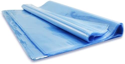 50Pcs Large PVC Heat Shrink Wrap Bags, 16 x 20in/40 x 50cm Clear Heat Seal Shrink Bags for Packaging Gifts, DIY Projects, Soaps, Books, Candles, Jars